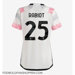 Juventus Adrien Rabiot #25 Udebanetrøje Dame 2023-24 Kortærmet